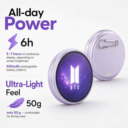 HavenRue BTS Electronic Display Badge