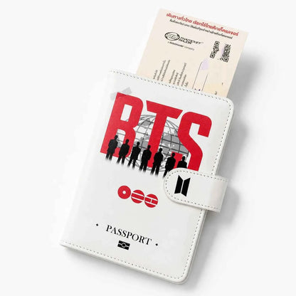 HavenRue BTS-Inspired Passport Holder & Travel Wallet Organizer